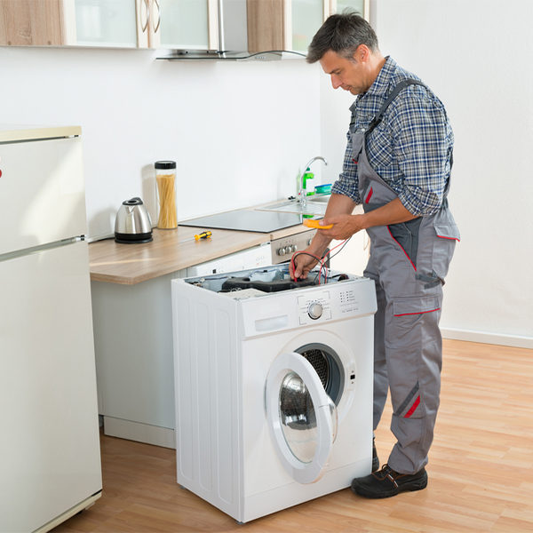 can you walk me through the steps of troubleshooting my washer issue in Smithville